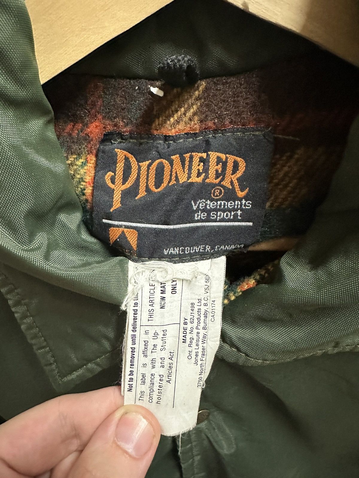 Vintage Vintage 1980s Pioneer Multi Pocket Flannel Lined Jacket Size US L / EU 52-54 / 3 - 3 Thumbnail