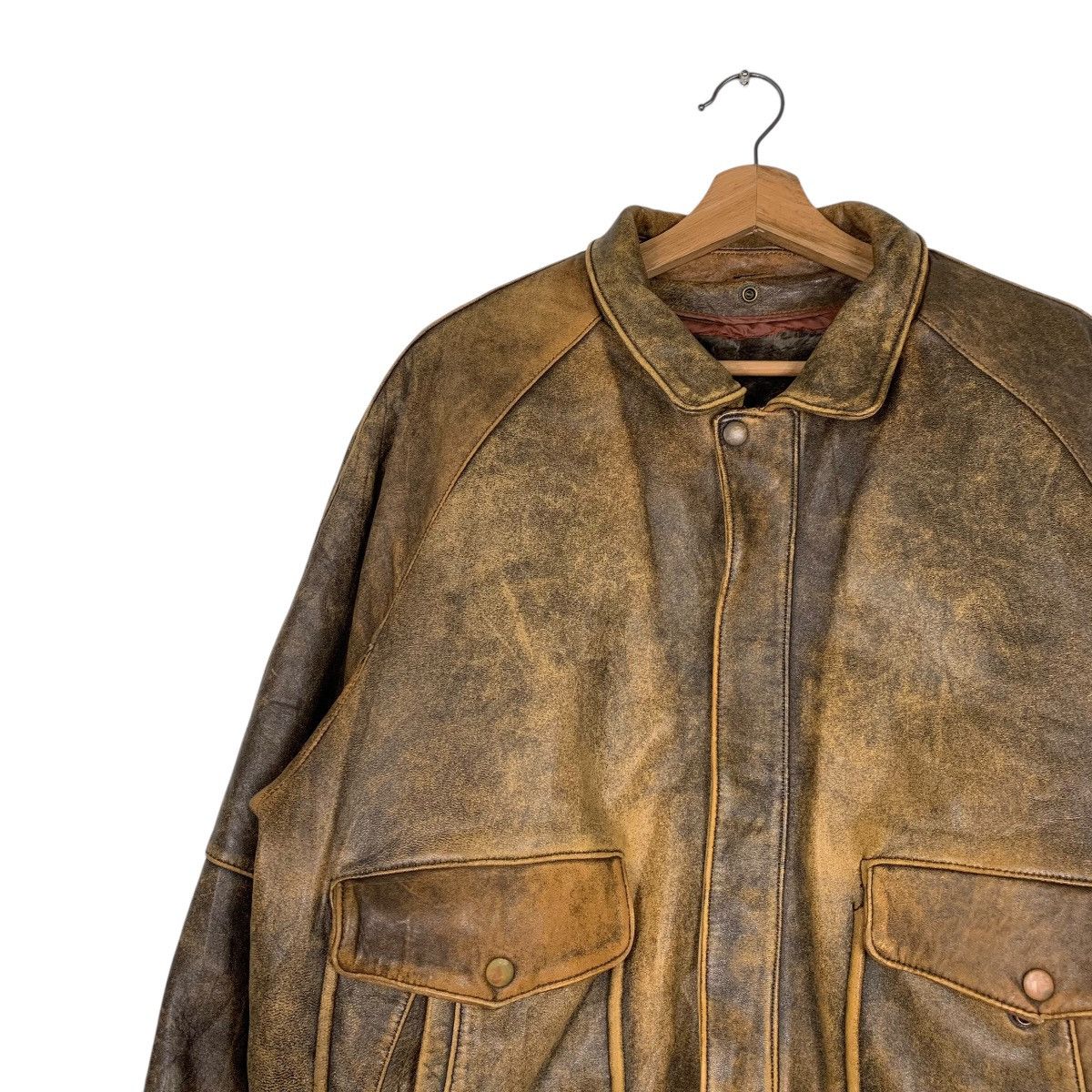 Japanese Brand Japanese Brand Motorcycle Riding Leather Jacket Size US M / EU 48-50 / 2 - 6 Thumbnail