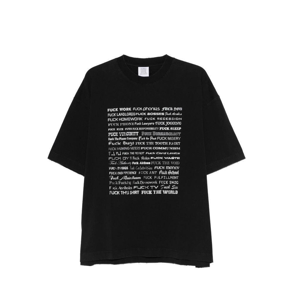 Vetements Vetements BLACK T-Shirts & Vests - T-Shirts Size US L / EU 52-54 / 3 - 1 Thumbnail