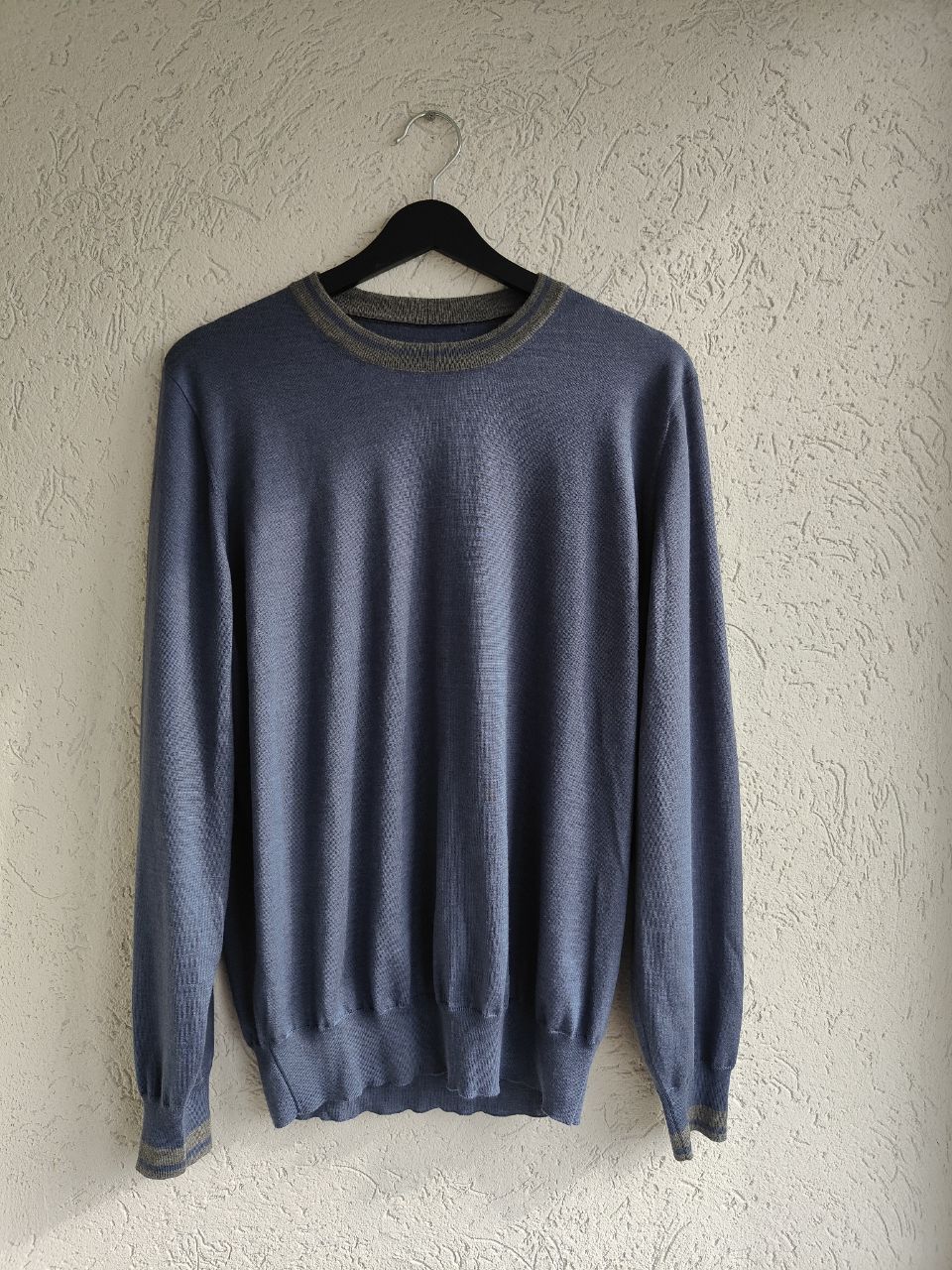 Brunello Cucinelli Wool Cashmere Crew Neck Jumper Sweater