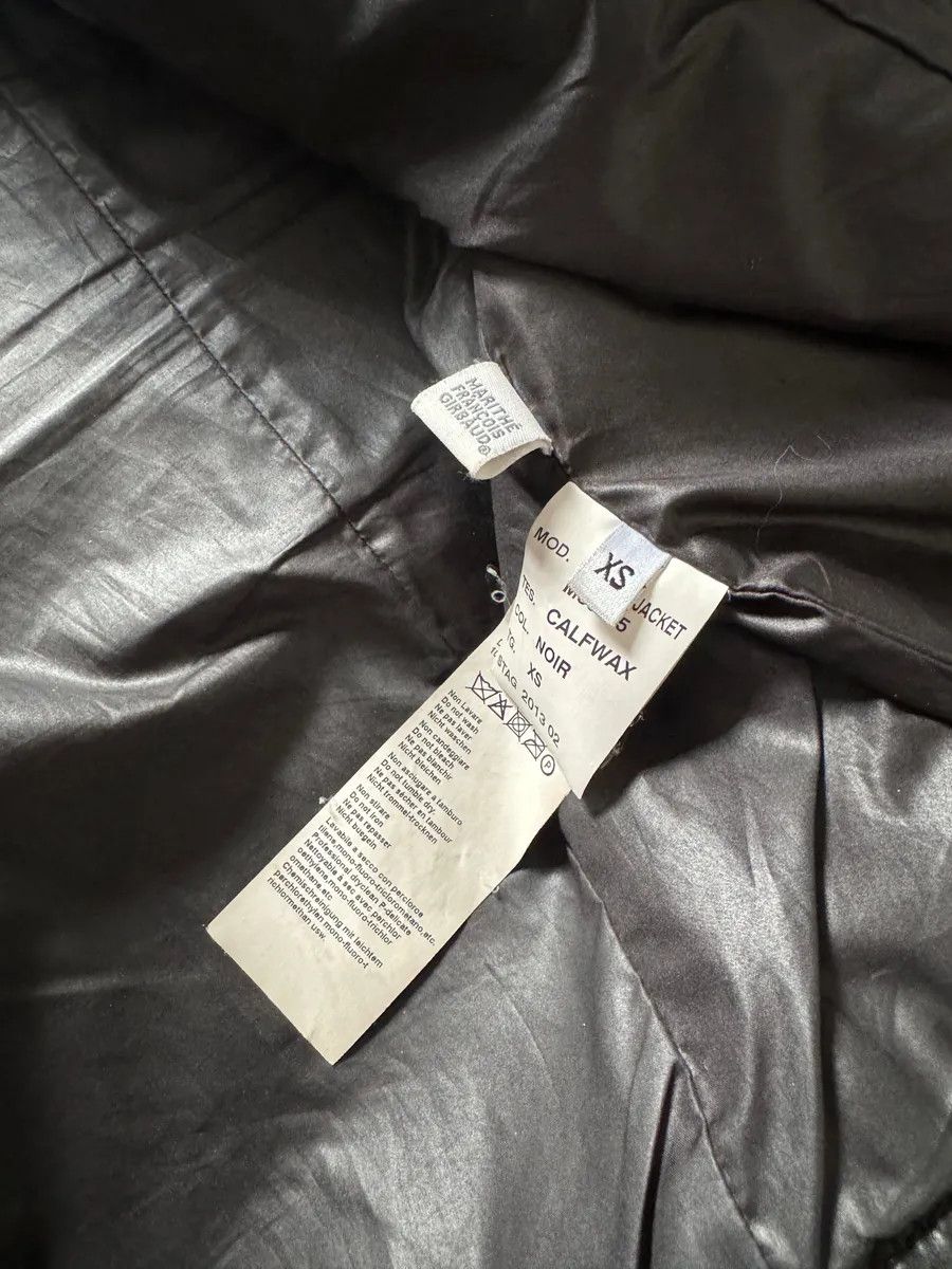 Designer × Marithe + Francois Girbaud × Vintage SS2013 Marithé + François Girbaud Calfwax Black Shadow Jacket Size S / US 4 / IT 40 - 5 Thumbnail