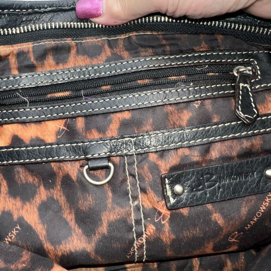 Other B. Makowski Soft Leather Bag with Harness Buckle and Studs. *SEE PICS AND DESCRIPTION Size ONE SIZE - 12 Thumbnail