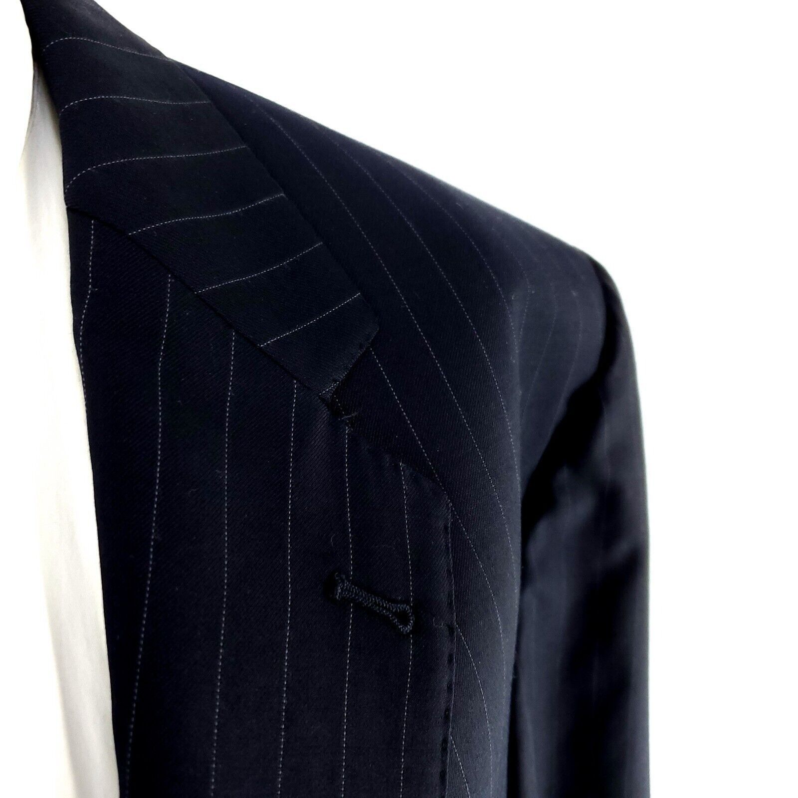 Jos. A. Bank Jos A Bank Signature Gold Wool 2 Button 2 Piece Suit 48L Blu Size 48L - 2 Thumbnail