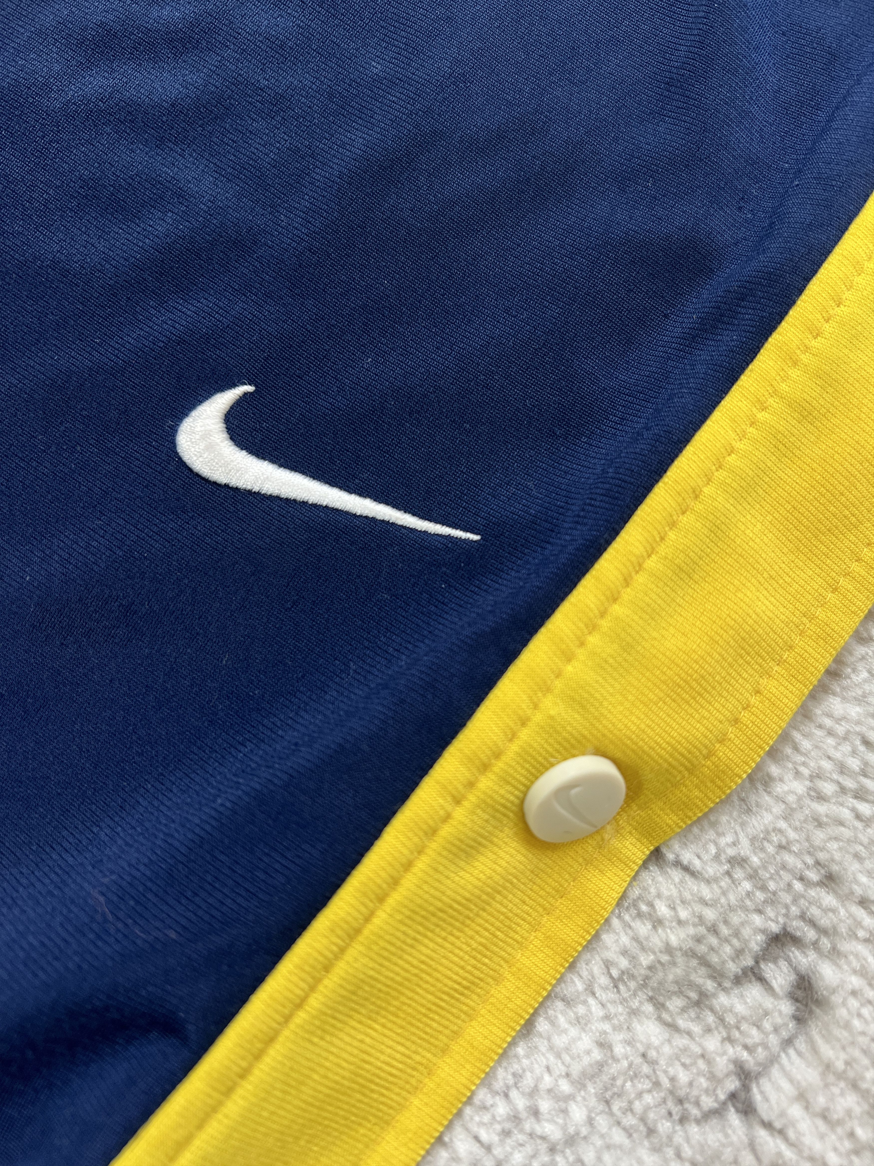 Nike × Vintage Vintage Nike Tear Away Track Pants Snap Button Breakaway Size US 32 / EU 48 - 2 Thumbnail