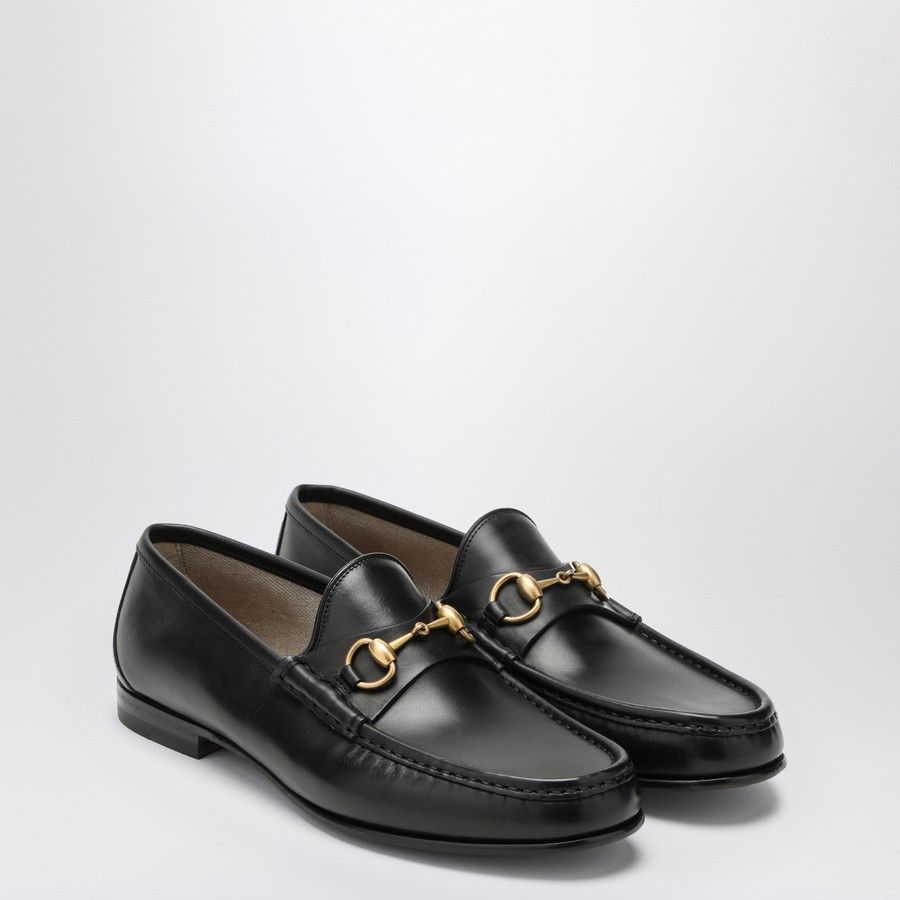 Gucci o1d2blof0525 Horsebit Loafers in Black Size US 10.5 / EU 43-44 - 1 Thumbnail