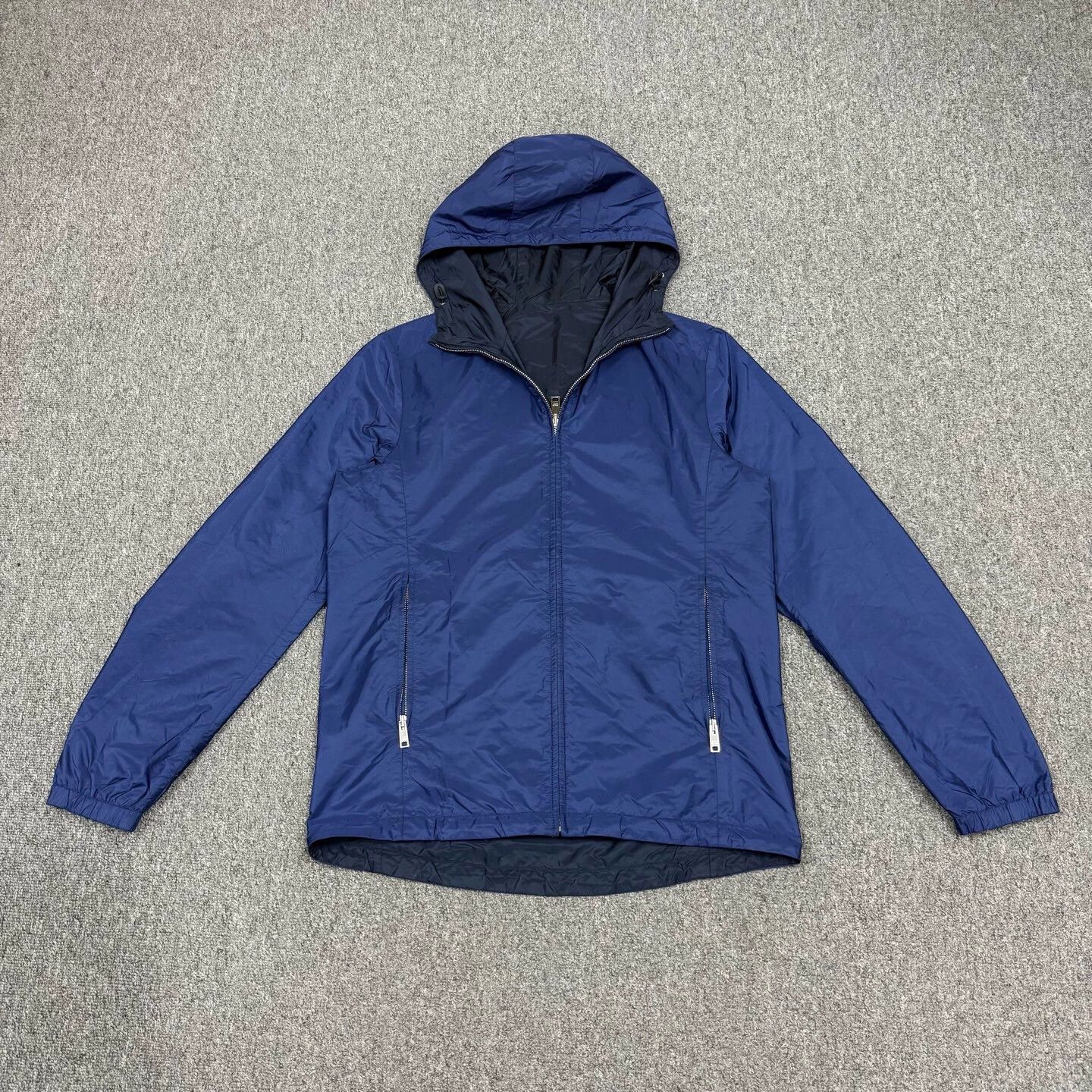 Prada Prada blue 2-sided hem logo mint jacket 48 Size US M / EU 48-50 / 2 - 2 Thumbnail
