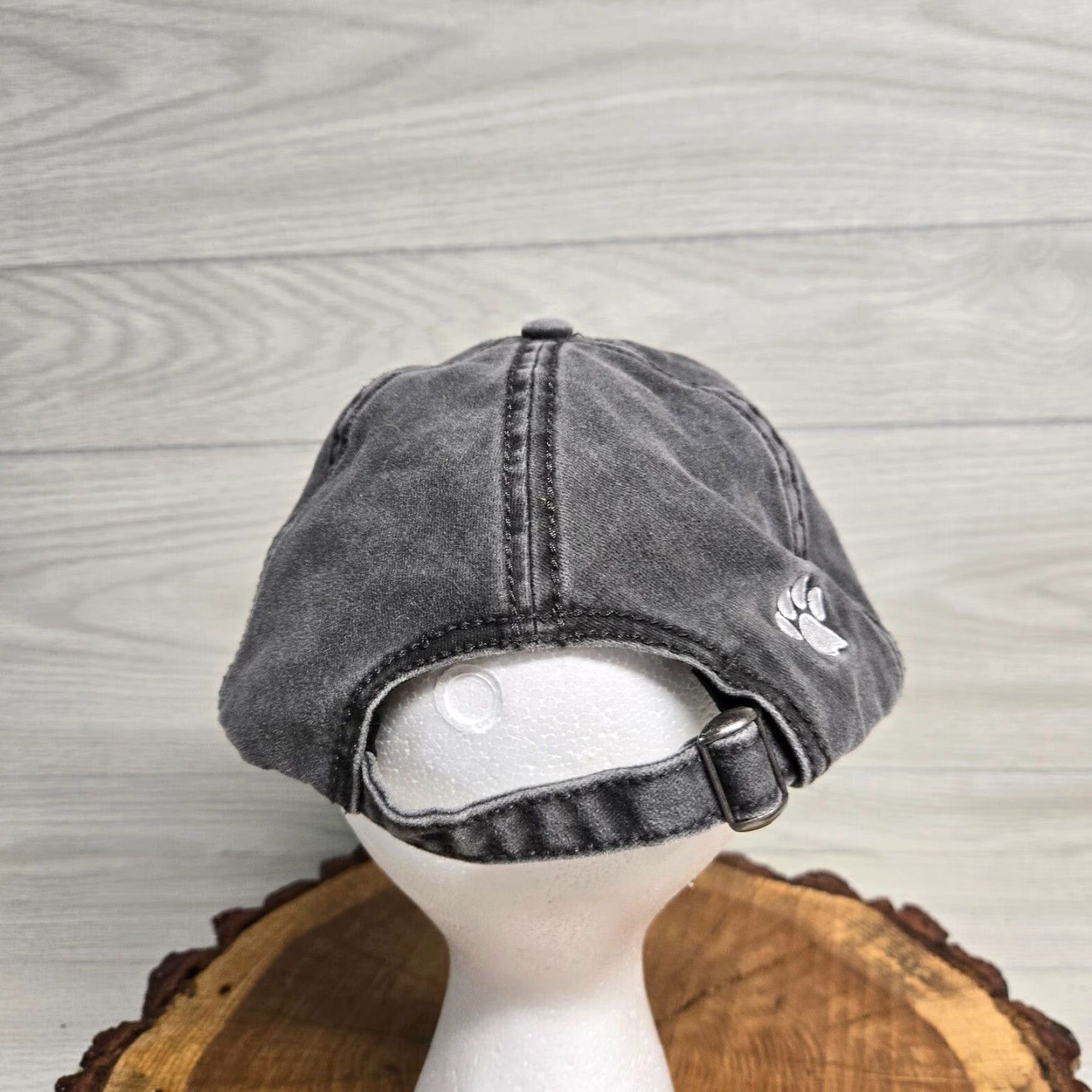 Vintage David & Young Gray Dog Mom Adjustable Baseball Cap Embroidered Paw Women Size ONE SIZE - 3 Thumbnail