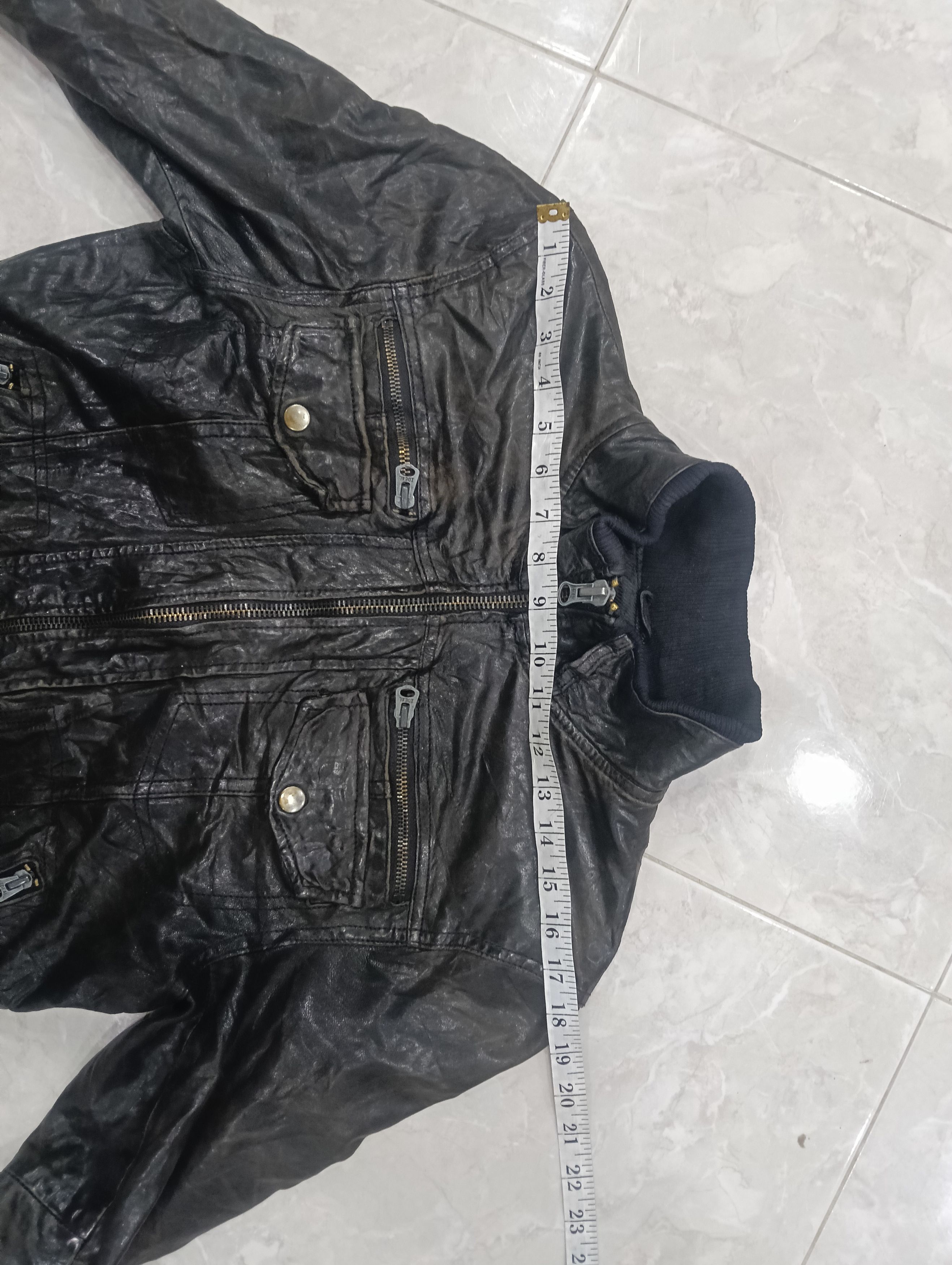 Japanese Brand Purete Leather Shine Jacket Size US M / EU 48-50 / 2 - 17 Thumbnail