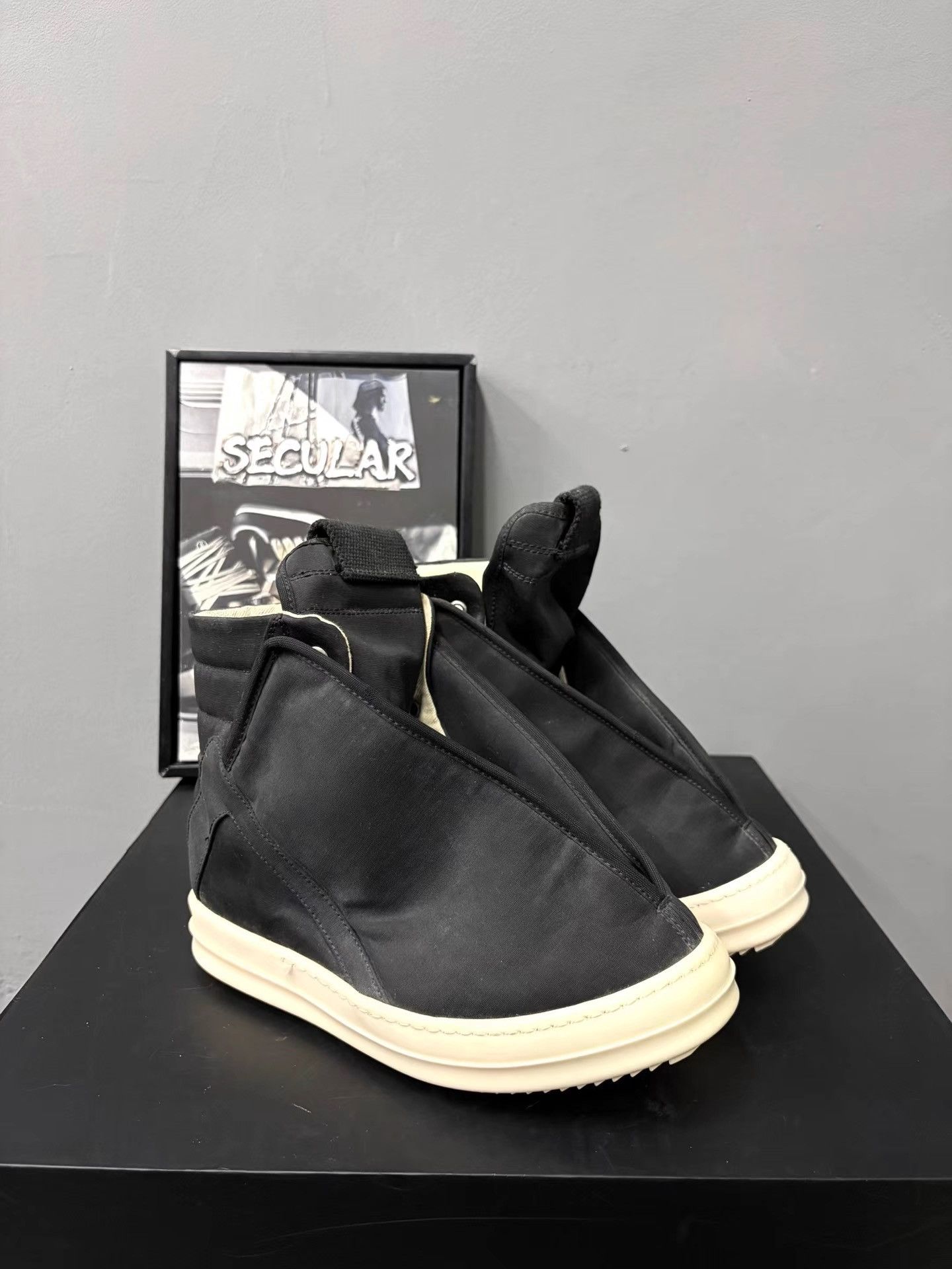 Rick Owens Rick Owens 16FW DRKSHDW Hoodunk Satin Zip Boots K34 Size US 6 / IT 36 - 3 Thumbnail