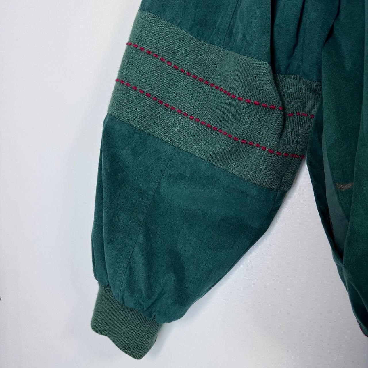 Other Vintage 90s Valmeline Cardigan Jacket Alcantara Pattern XL Size US XL / EU 56 / 4 - 8 Thumbnail