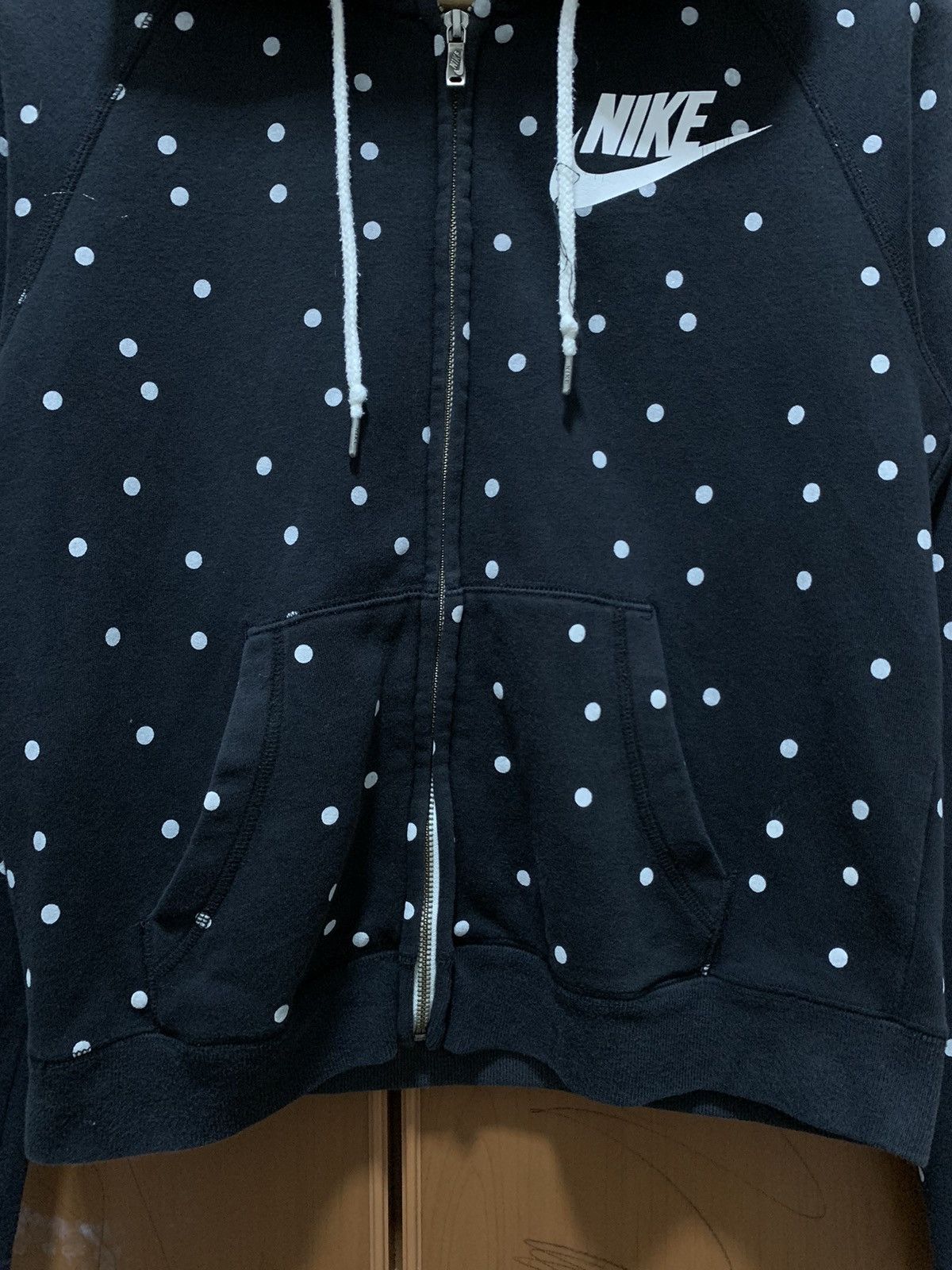 Nike Nike Polka Dot Pattern Full Zip Hoodie Sun Faded Size US M / EU 48-50 / 2 - 6 Thumbnail
