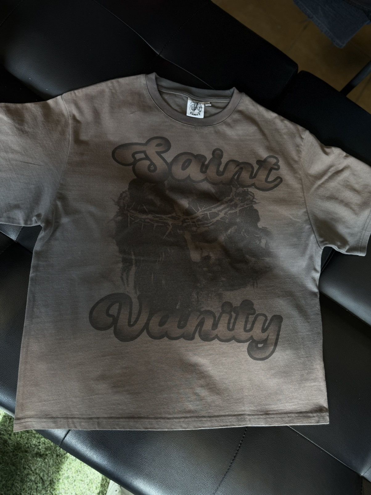 Saint Vanity Saint Vanity UNRELEASED Tee Shirt Logo Grey Size M (NEW) Size US M / EU 48-50 / 2 - 4 Thumbnail