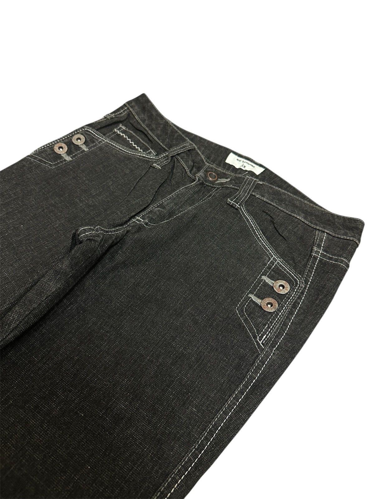 Japanese Brand × Yohji Yamamoto KOJI TACHIYAMA Flare Jeans Size US 29 - 5 Thumbnail