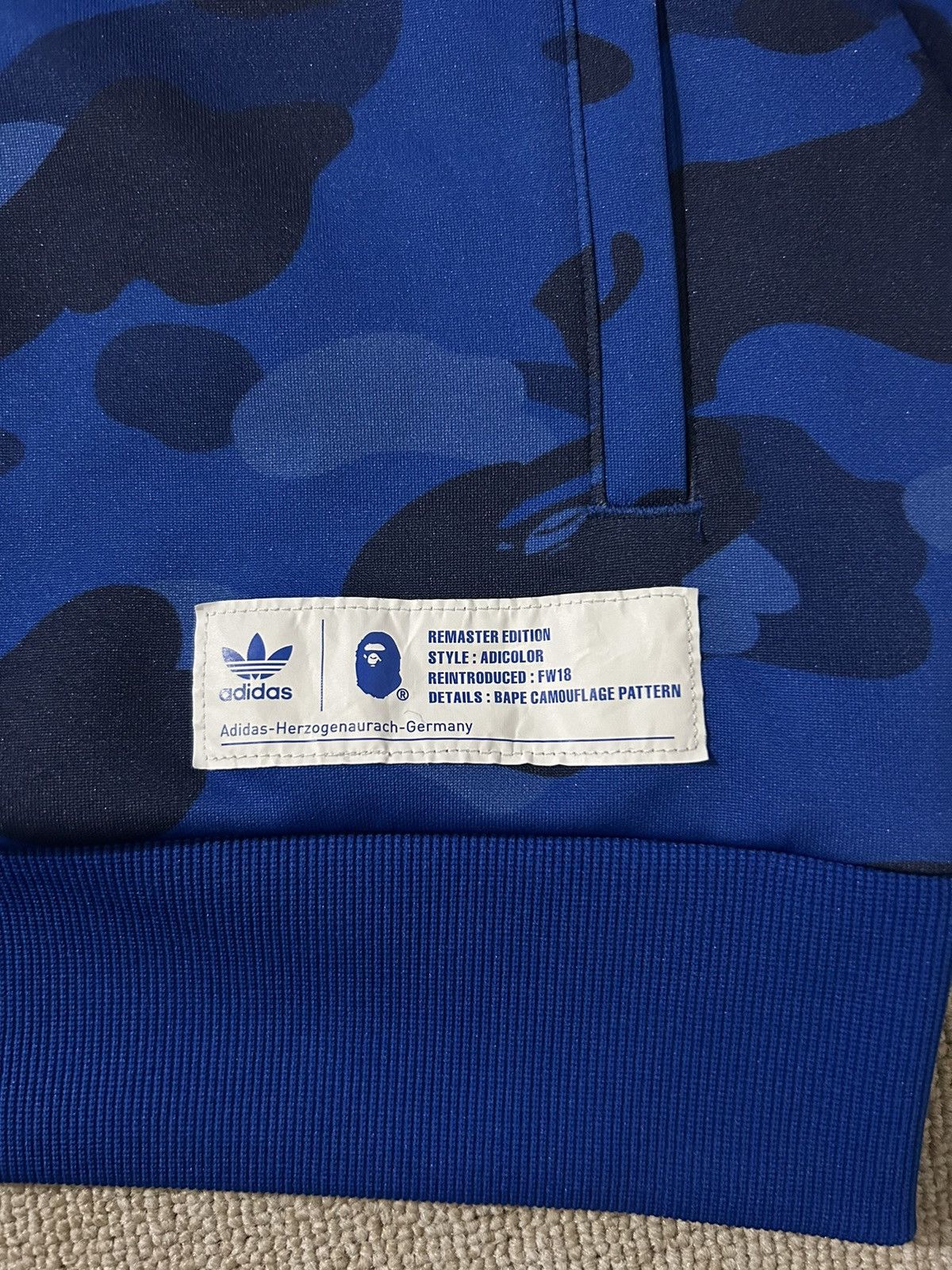 Adidas × Bape Bape x Adidas Adicolor Track Top Size US XL / EU 56 / 4 - 8 Thumbnail