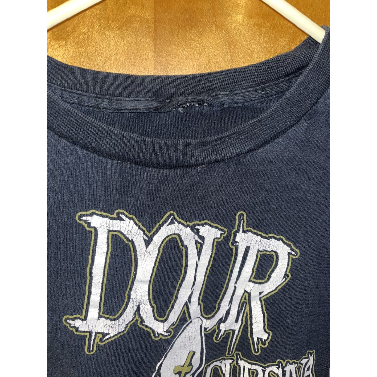 Vintage Metal Band T-Shirt Men Medium Black Dour Cursiva Zombie Priest Graphic Halloween Size US M / EU 48-50 / 2 - 3 Thumbnail