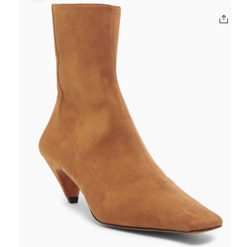 Stella McCartney NWOT: STELLA MCCARTNEY Spur Vegan Suede Ankle Booties Size US 9.5 / IT 39.5 - 2 Thumbnail