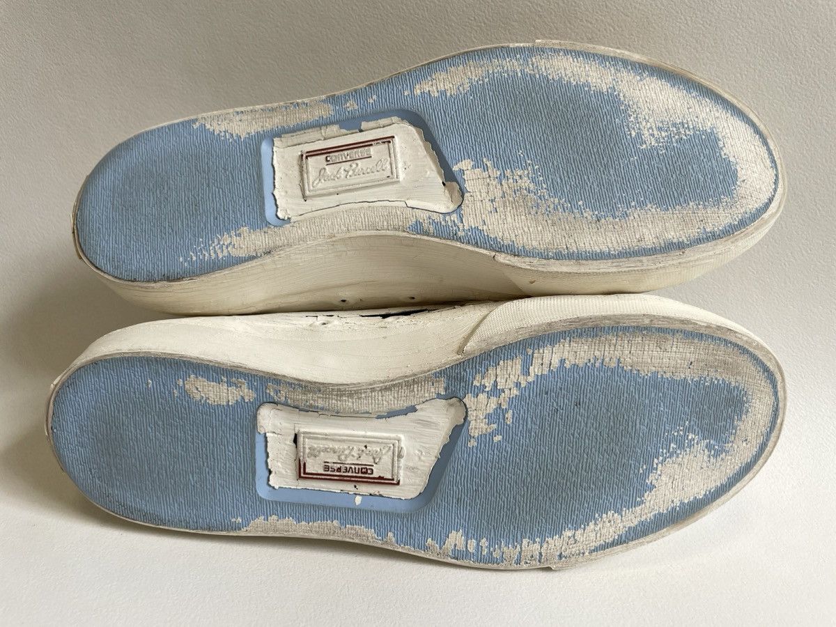 Converse × Maison Margiela S/S 14 White Painted Converse Sneakers Size US 8.5 / IT 38.5 - 17 Thumbnail