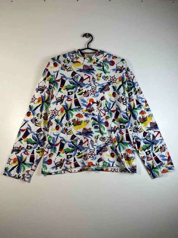 Polo Ralph Lauren POLO RALPH LAUREN BEAR TOP HOODIE SHIRT SURF SWIM BEACH Sz S Size XL / US 12-14 / IT 48-50 - 1 Thumbnail