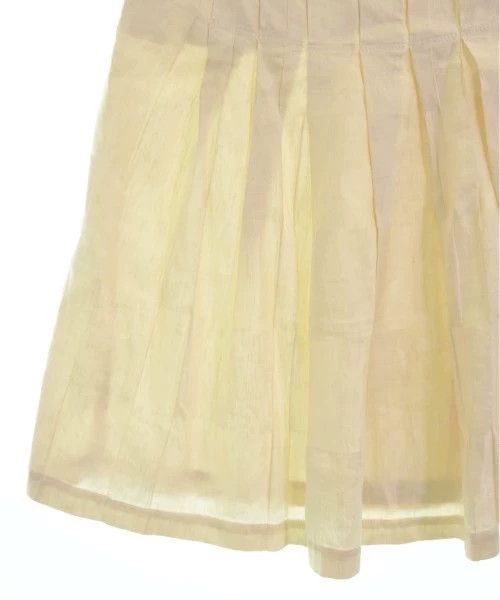 Dries Van Noten Dries Van Noten size:36 Yellow linen silk pleated skirt Size 35" - 5 Thumbnail