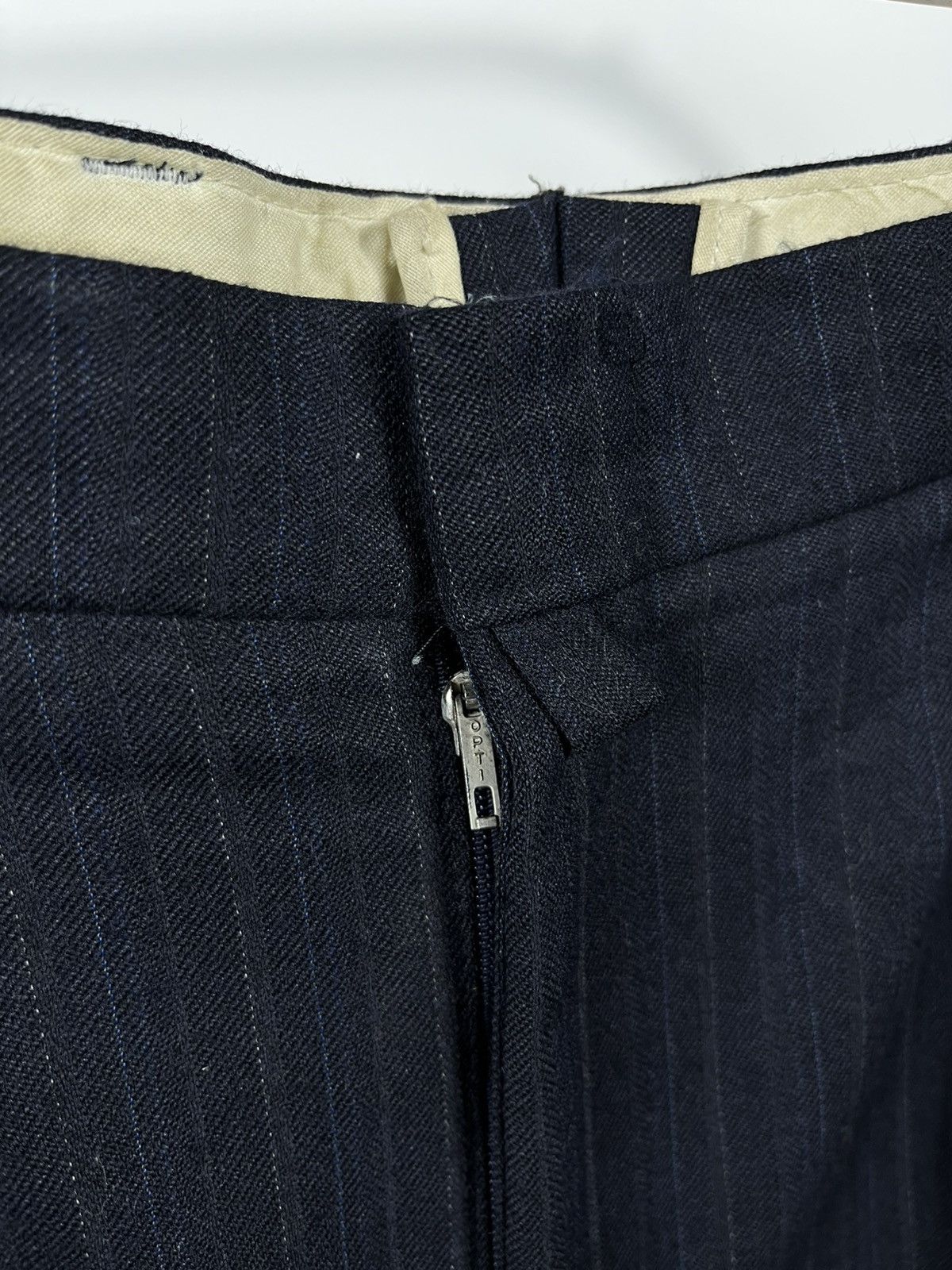 Other Vintage Wool Double-Breasted Suit Jacket Two-Piece Navy Size 40R - 8 Thumbnail