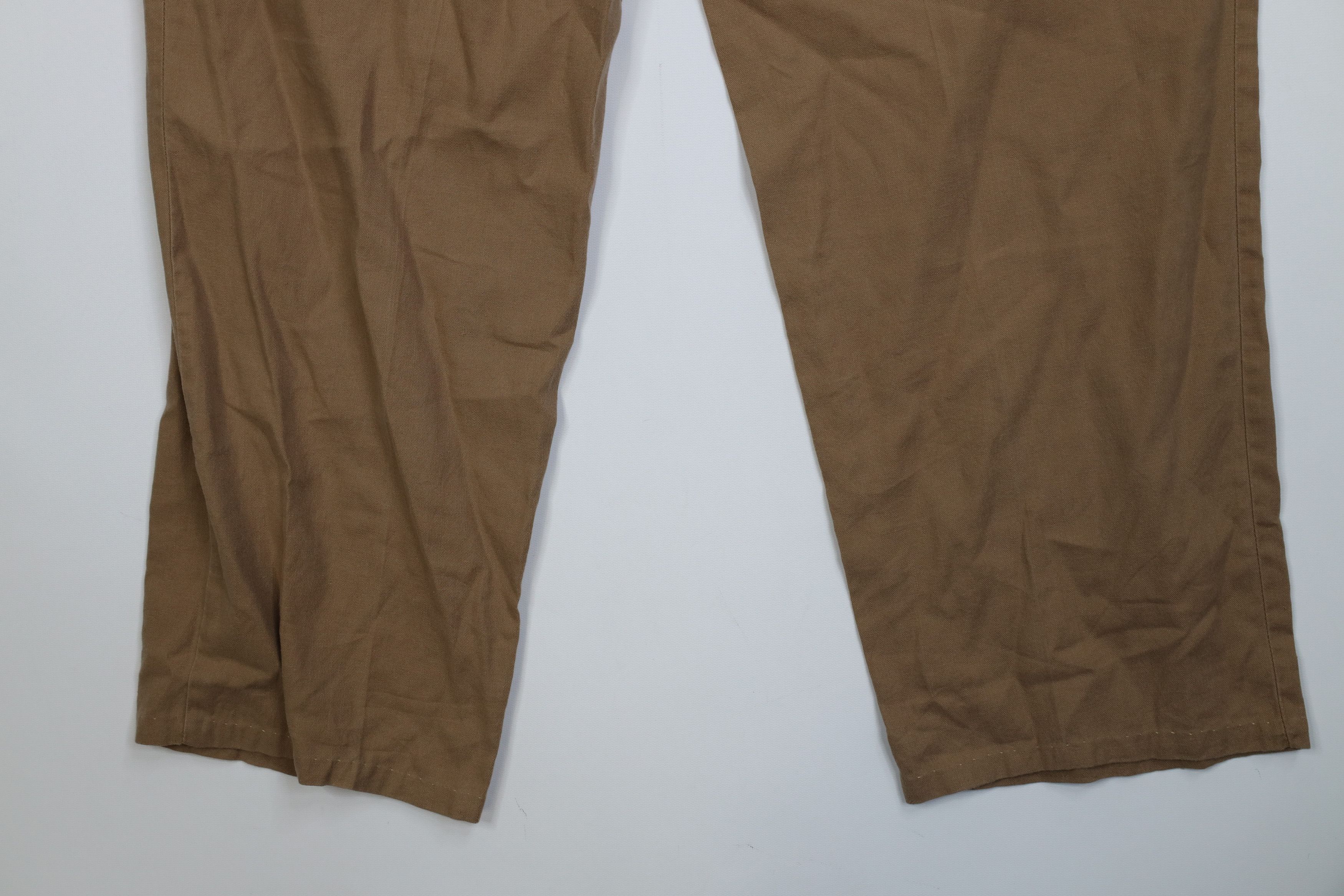 Tommy Hilfiger Vintage 90s Tommy Hilfiger Blend Knit Wide Leg Chino Pants Size US 34 / EU 50 - 11 Thumbnail