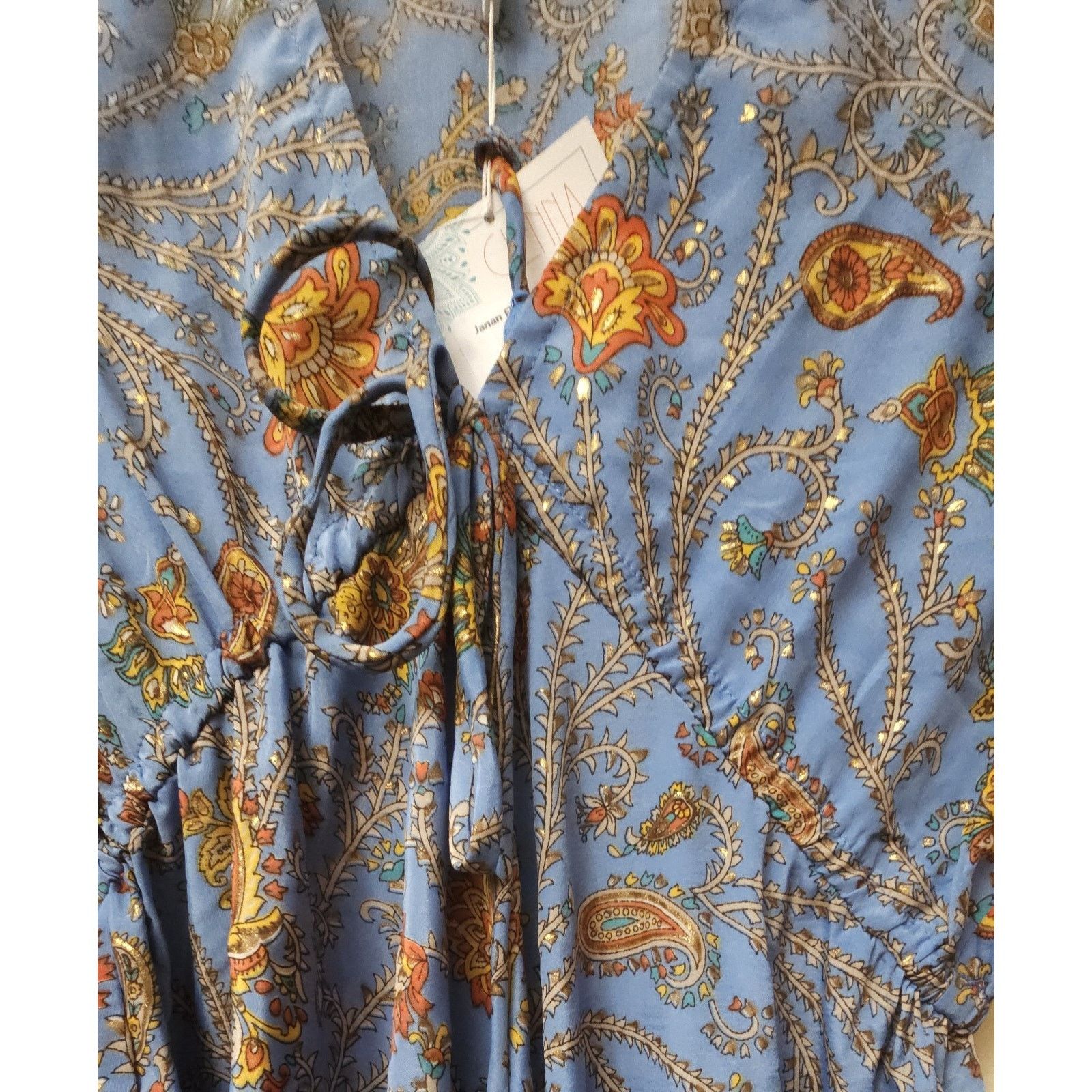Other Cienna Janan Flare Sleeve Silk Mini Dress Small Size S / US 4 / IT 40 - 5 Thumbnail