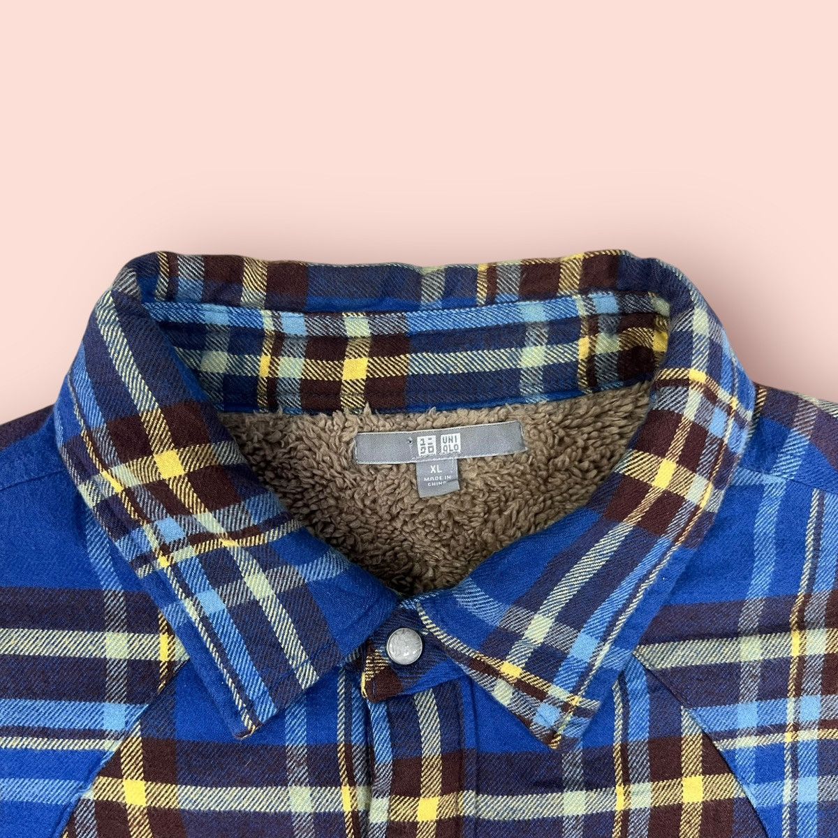 Flannel × Japanese Brand × Uniqlo VINTAGE UNIQLO WESTERN DESIGN DOUBLE CHEST POCKET FLANNEL Size US XL / EU 56 / 4 - 10 Thumbnail