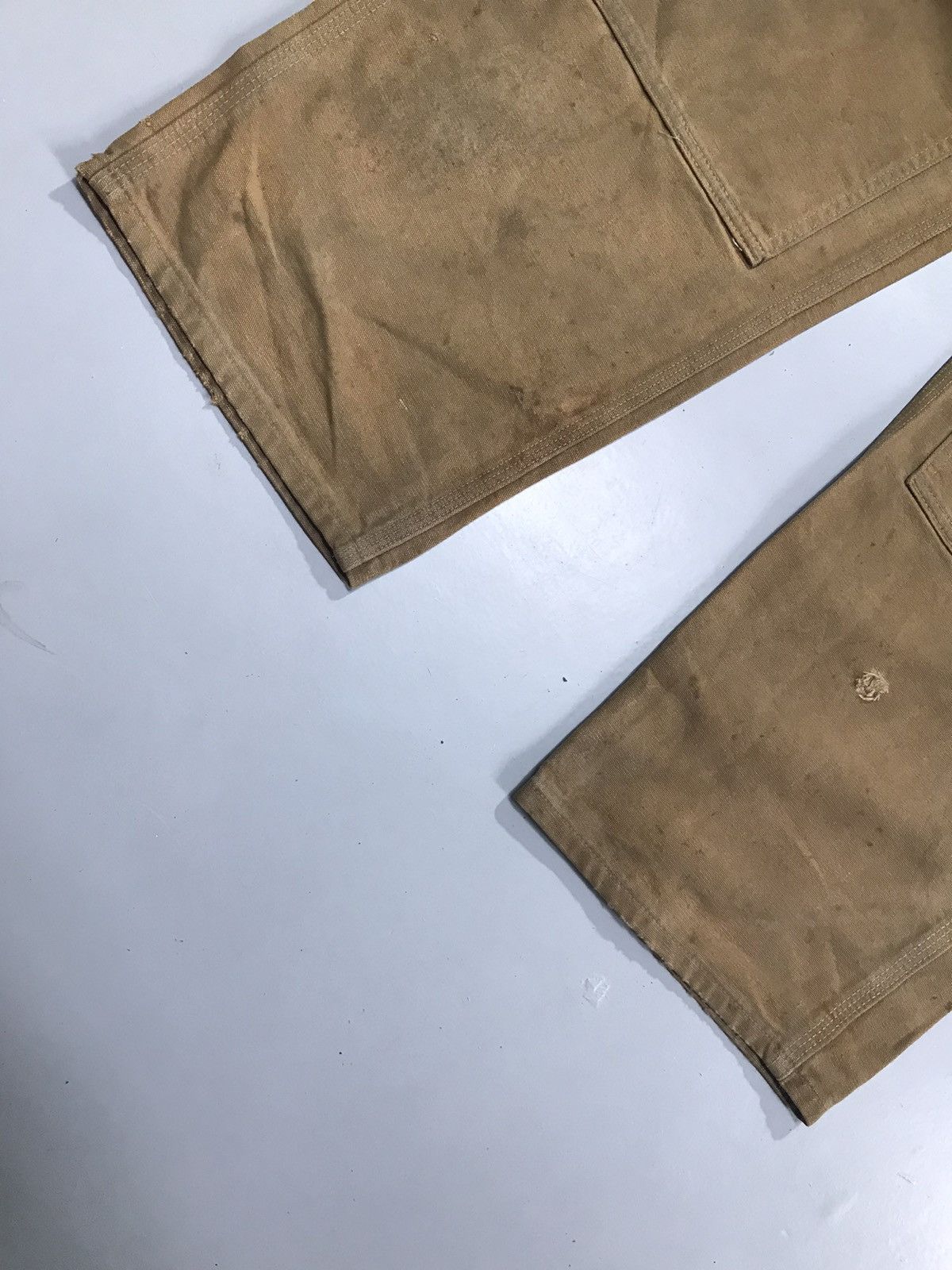 Carhartt Vintage Carhartt B01 BRN double knee dusty workwear Size US 40 / EU 56 - 4 Thumbnail