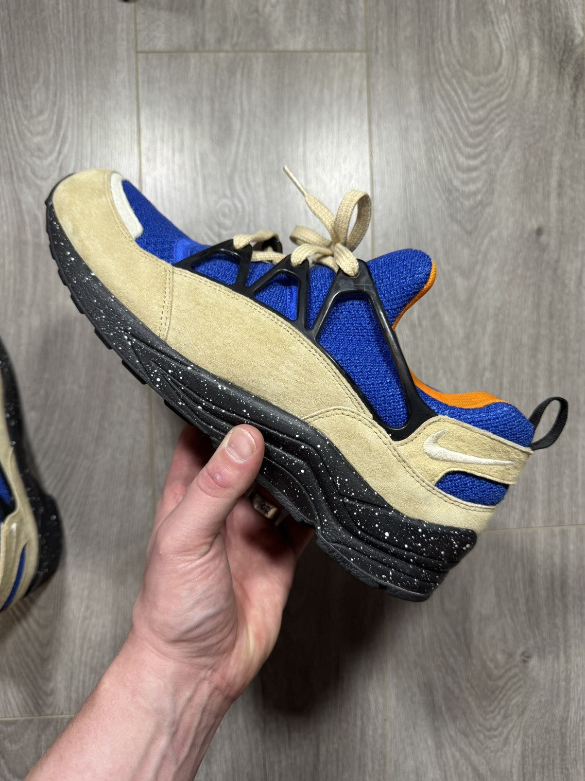 Nike Nike Air Huarache Light Size? Mowabb Blue Black Orange Size US 11 / EU 44 - 12 Thumbnail