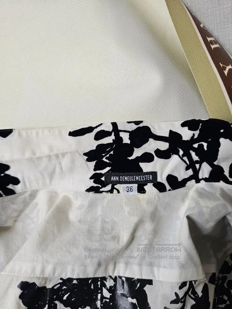 Ann Demeulemeester ann demeulemeester women's shirt with floral design . Size US M / EU 48-50 / 2 - 8 Thumbnail