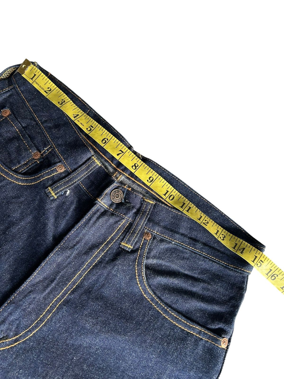 Kapital VINTAGE BIGSTONE HALF SELVEDGE DENIM JEANS Size US 30 / EU 46 - 11 Thumbnail
