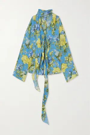 Acne Studios o1y0725 Floral Shirt in Multicolor Size XS / US 0-2 / IT 36-38 - 1 Thumbnail