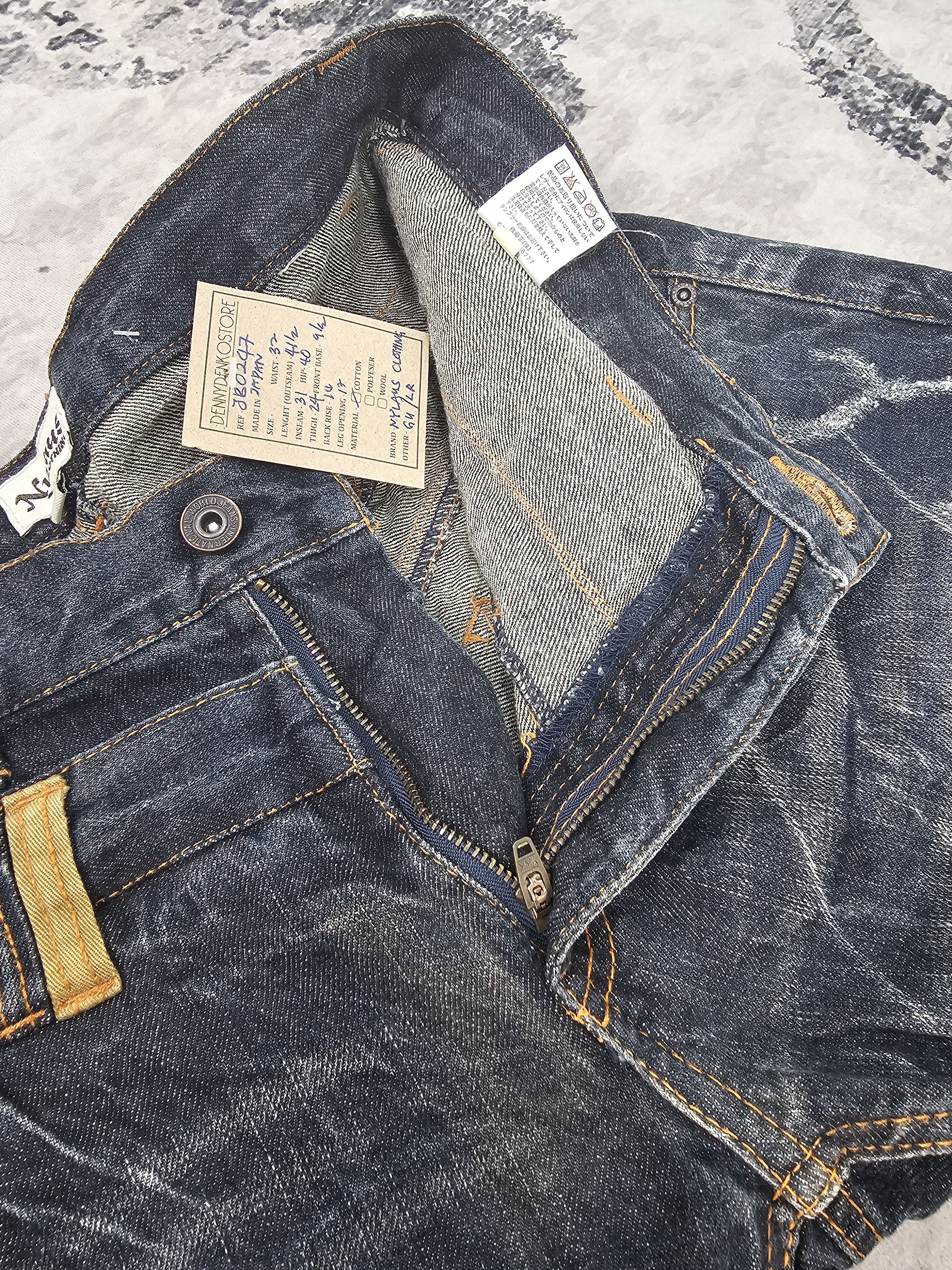 Japanese Brand NYLAUS CLOTHING Double Waist Punk Jeans JB0247 Size 32x31 Size US 32 / EU 48 - 12 Thumbnail