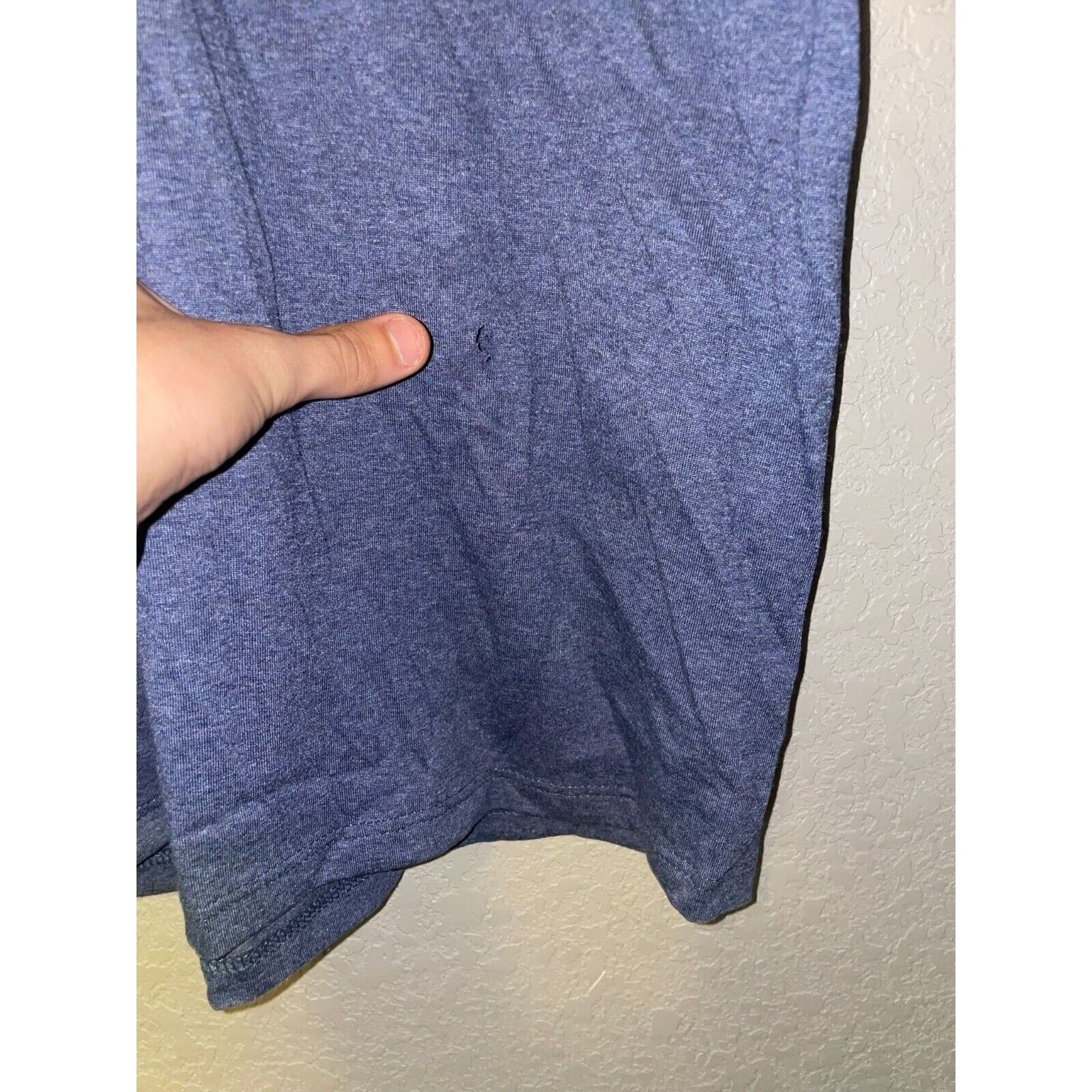 Jerzees 1990s Jerzees USA Made Blue Shirt Tee VTG 90s L Large HOLE Size US L / EU 52-54 / 3 - 5 Thumbnail