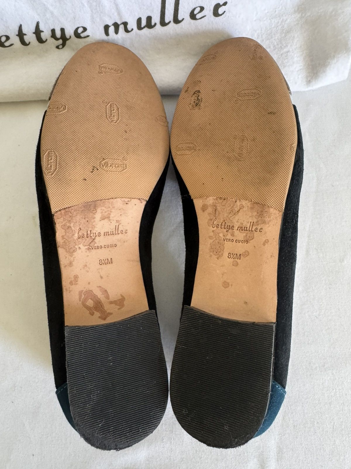 Other BETTYE MULLER Navy/Multicolor Suede Flat Shoes 8,5 EUC Size US 8.5 / IT 38.5 - 8 Thumbnail