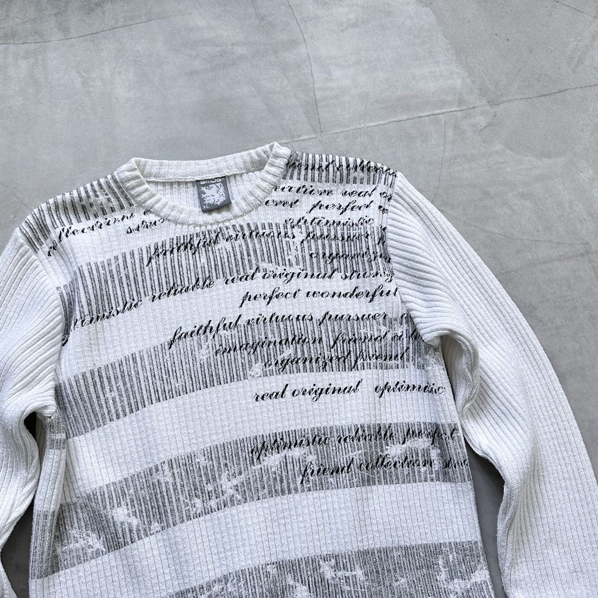 Hysteric Glamour × Undercover Punk Poem Hysteric Glamour Vibe Striped Rib Sweater Impala Size US XL / EU 56 / 4 - 4 Thumbnail