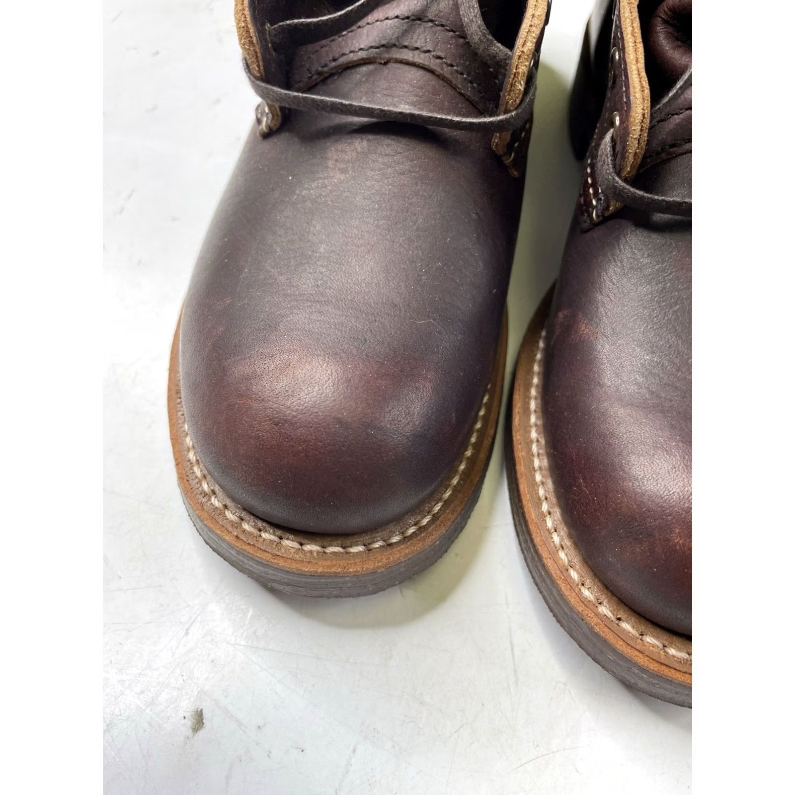Red Wing Red Wing Shoes Brown Mens 7D Blacksmith Boots USA NEW Cork Soles Leather Size US 7 / EU 40 - 5 Thumbnail
