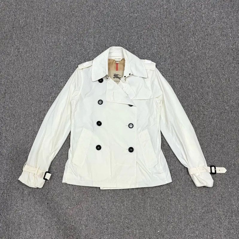 Burberry Burberry White Polyester Women's Jacket Size S / US 4 / IT 40 - 1 Thumbnail