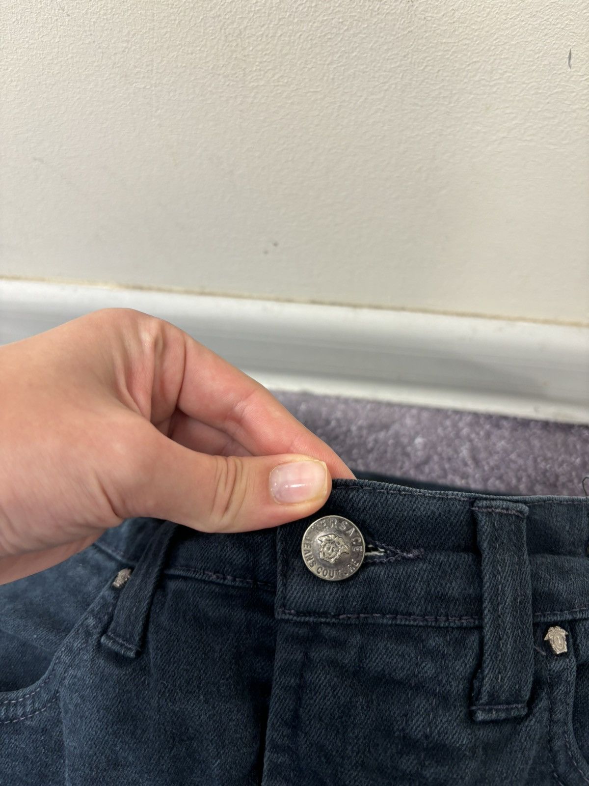 Versace Jeans Couture Vintage Versace Jeans Couture Women’s Medusa Denim Jeans Size 29" - 6 Thumbnail