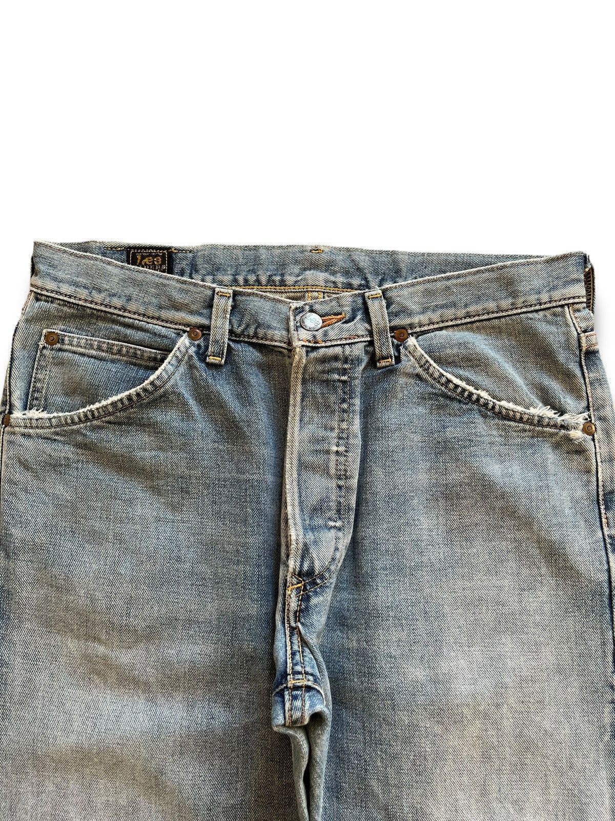 Lee Vintage 80s Lee Riders Selvedge Sanforized Baggy Style Jeans Size US 32 / EU 48 - 7 Thumbnail