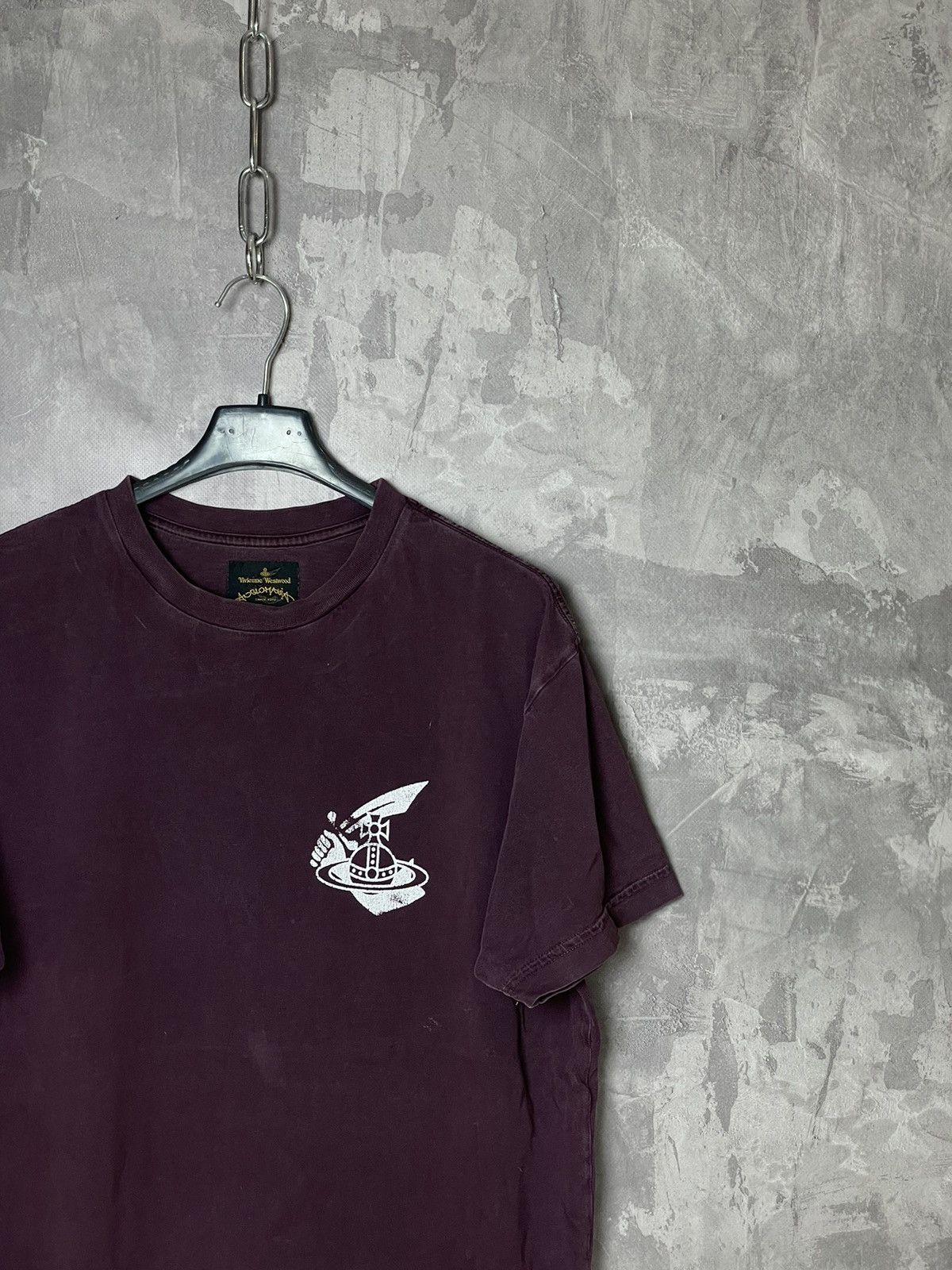 Vivienne Westwood Vintage Vivienne Westwood big logo Y2K Faded t-shirt Size US S / EU 44-46 / 1 - 4 Thumbnail