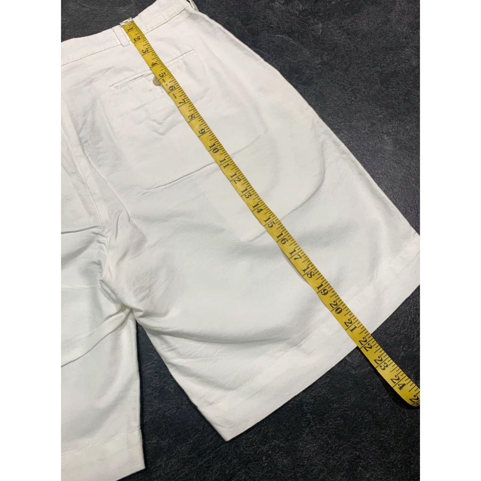 Polo Ralph Lauren Polo Ralph Lauren Classic Fit Chino Golf Shorts 36 White Flat Front Mens Size US M / EU 48-50 / 2 - 6 Thumbnail