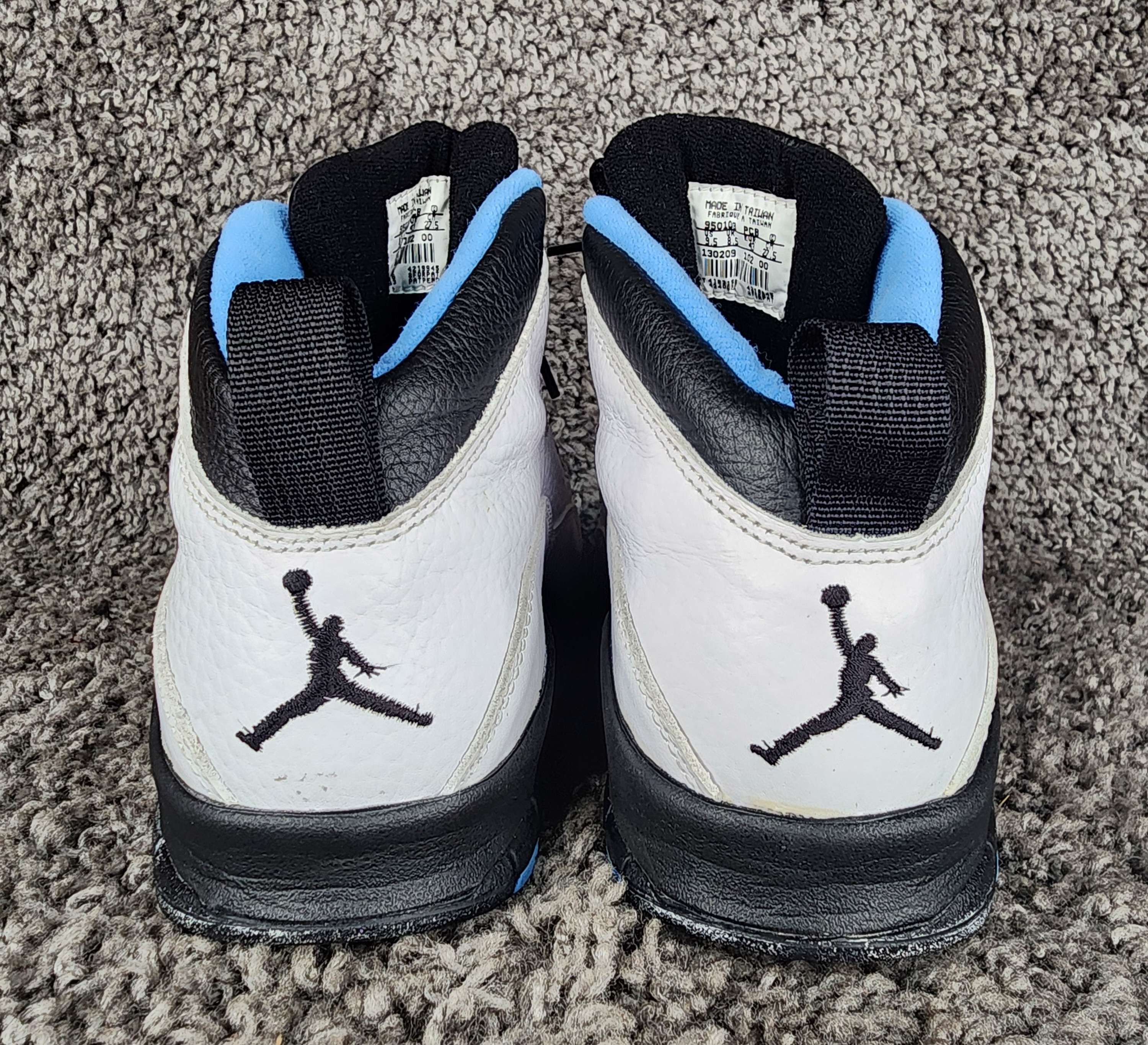 Jordan Brand Vintage Y2K Air Jordan 10 OG 'Powder Blue' 1995 Size US 9.5 / EU 42-43 - 4 Thumbnail