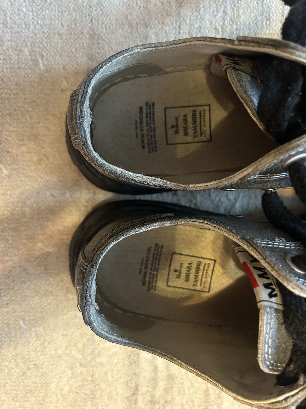 Maison MIHARA YASUHIRO Mihara Yasuhiro Leather Sneakers Size US 7 / EU 40 - 10 Thumbnail