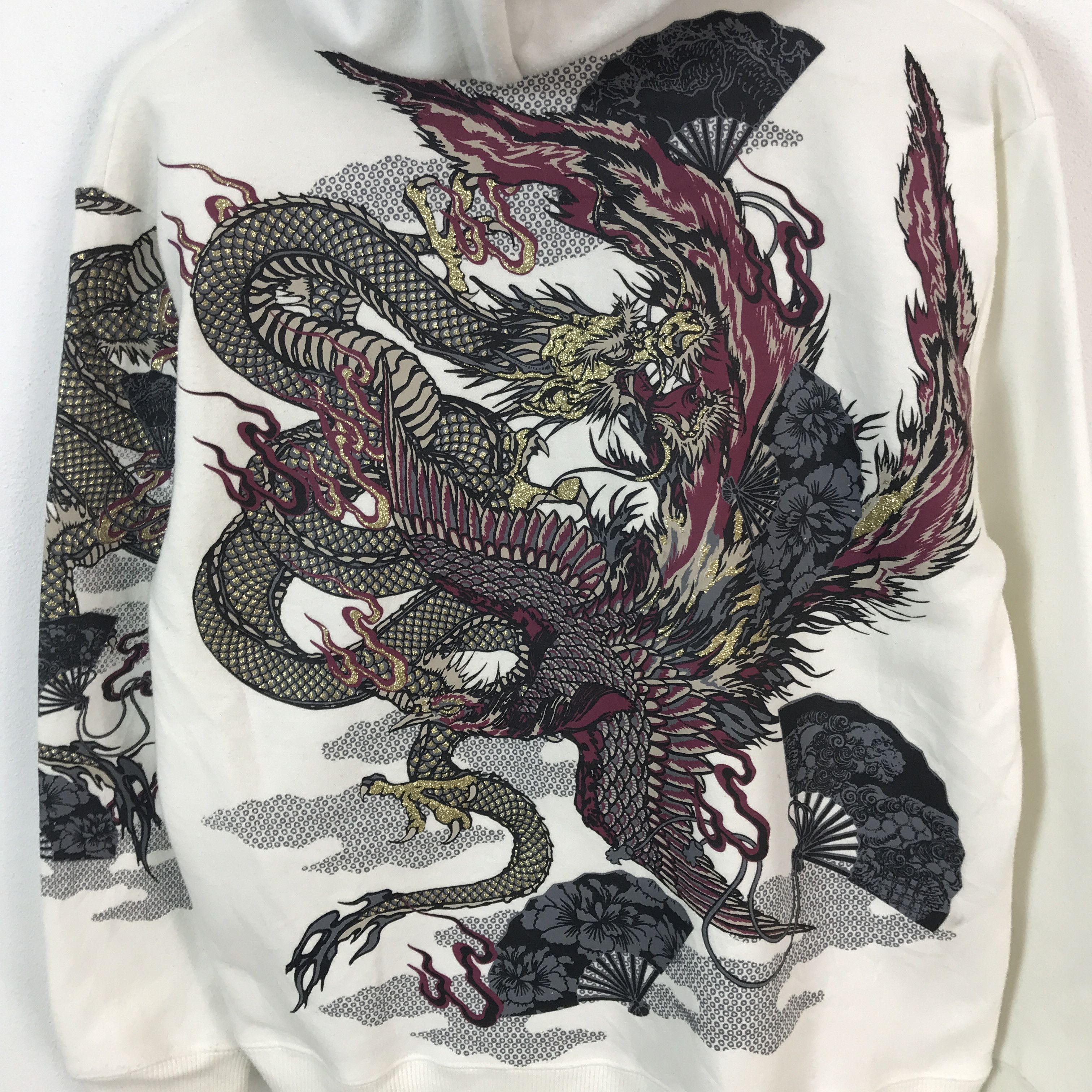Designer × Japanese Brand Sukajan Dragon Japanese Style Zipper Jacket Hoodie Size US M / EU 48-50 / 2 - 6 Thumbnail