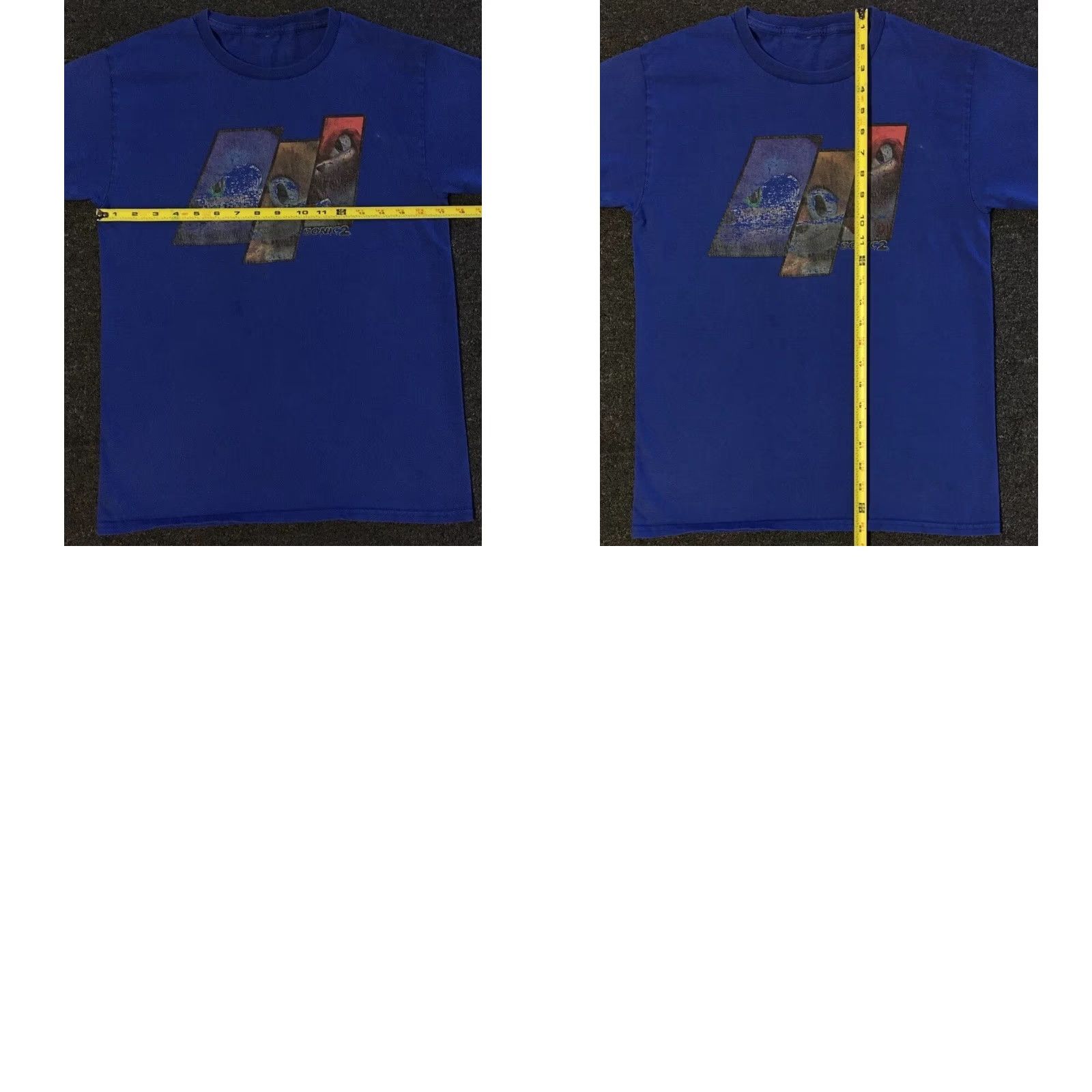 Vintage VINTAGE Sonic The Hedgehog 2 Faded Distress Movie Promo Shirt S Cartoon Grunge Blue Mens T-Shirt 80s Retro Arcade Nintendo Sega Genesis Movie Grunge Size US S / EU 44-46 / 1 - 9 Thumbnail