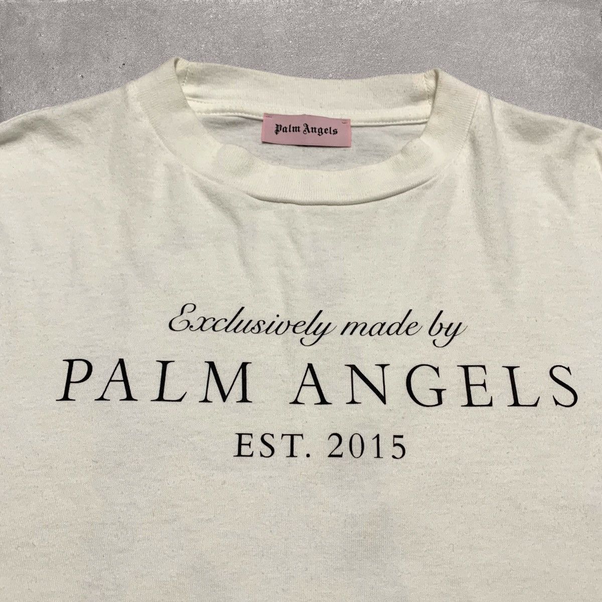 Palm Angels Palm Angels Medium Exclusively Made By Palm Angels White Tee Size US M / EU 48-50 / 2 - 3 Thumbnail