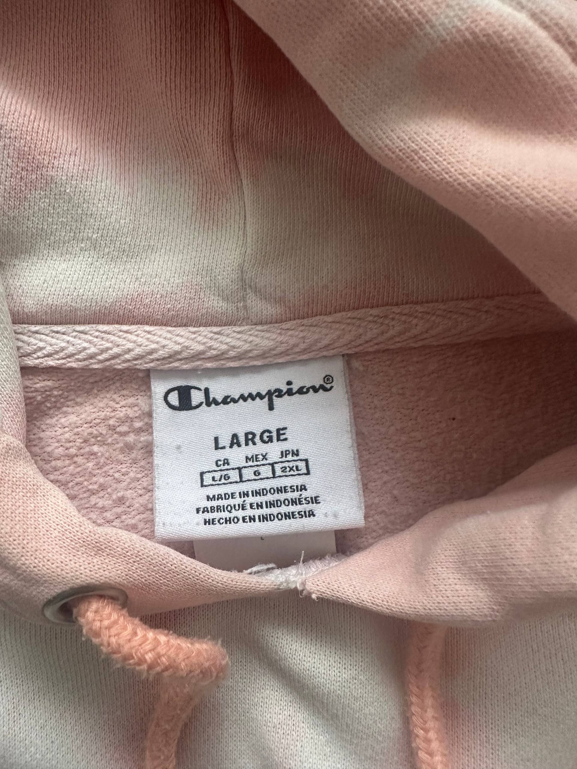 Champion Champion Pink Tye-Dye Hoodie Size US L / EU 52-54 / 3 - 3 Thumbnail