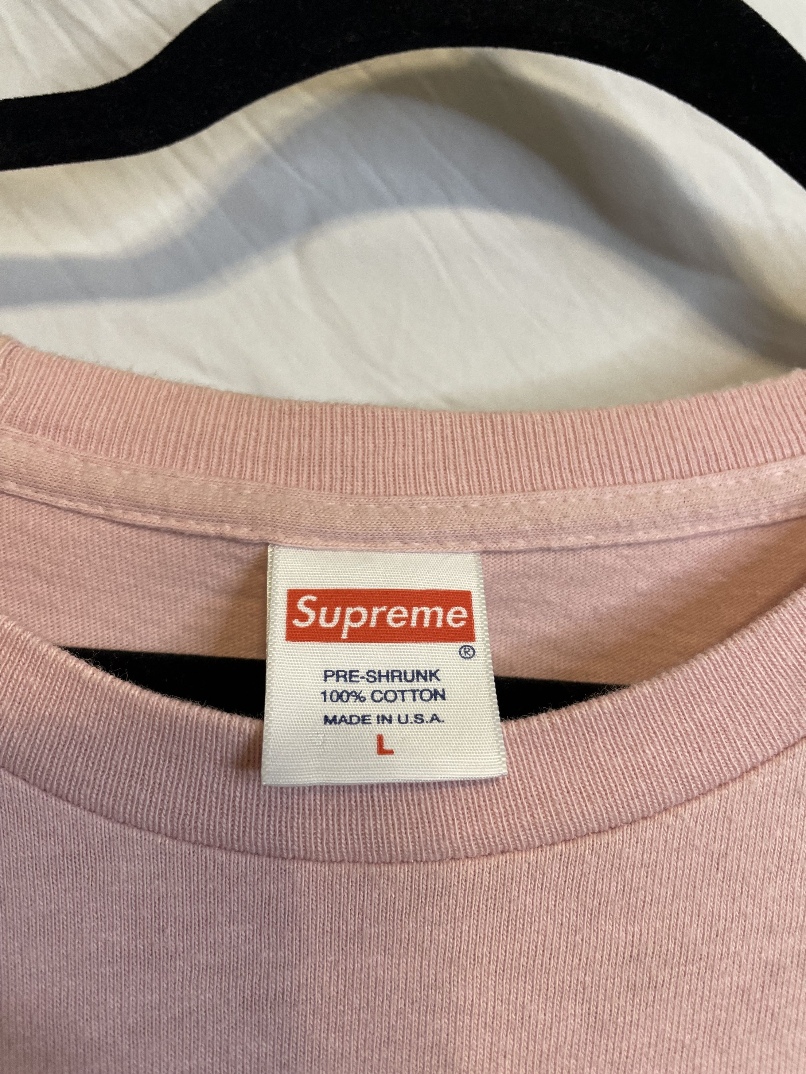 Supreme Supreme Grid Pink Long Sleeve Size US L / EU 52-54 / 3 - 5 Thumbnail