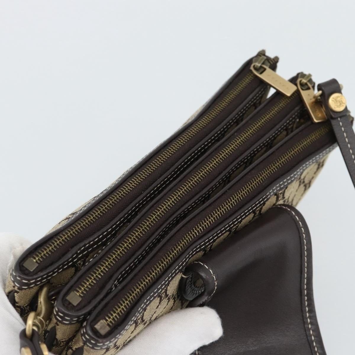 Celine Celine Macadam Classic Bag Brown Handbag Size ONE SIZE - 11 Thumbnail